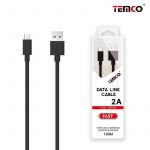 Cable básico 2A 1m Micro USB 5P Negro