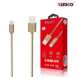 CABLE METAL MICRO 5P 2A 1M DORADO