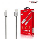 CABLE METAL MICRO 5P 2A 1M PLATEADO