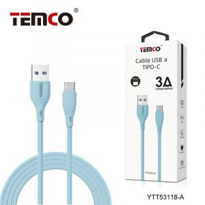 CABLE 3A 1M TIPO C AZUL