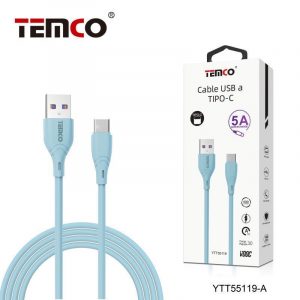 CABLE SUPERCHARGE 5A 1M TIPO C AZUL