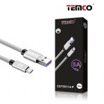CABLE TRANS. TIPO-C CON PD 5A 1M PLATEADO