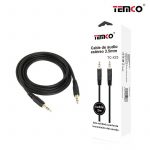 CABLE AUDIO 3.5MM MACHO-MACHO 2M