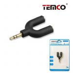 ADAPTADOR U DIVISOR PARA AURICULARES Y MIC.