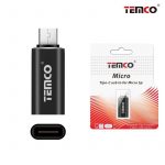 ADAPTADOR TIPO C H A MICRO USB M NEGRO
