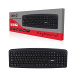 TECLADO CON CABLE NEGRO