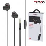 AURICULARES INTRAUDITIVOS METÁL. MIC EA04 NEGRO