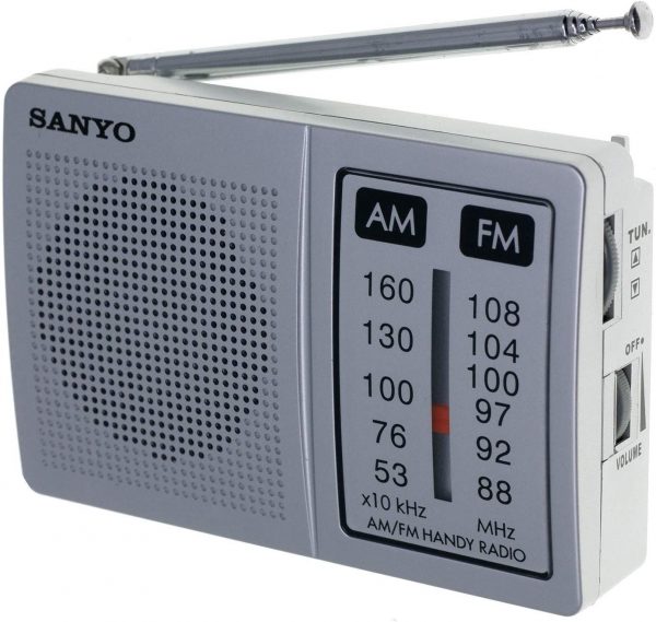 RADIO BOLSILLO AM-FM SANYO KS108 GRIS
