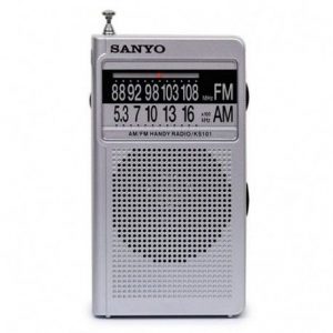 RADIO BOLSILLO AM-FM SANYO KS101 GRIS