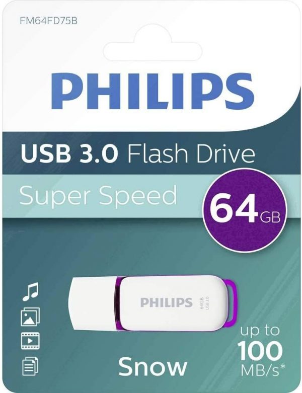 PENDRIVE UNIDAD FLASH USB 64GB PHILIPS FM64FD75B/00