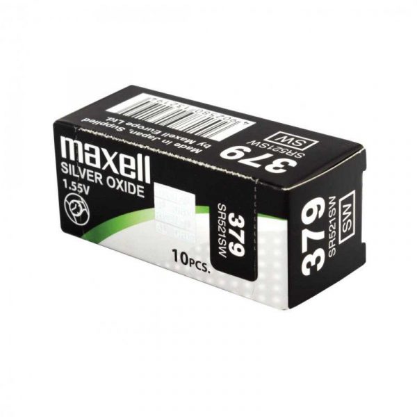 MAXELL SR521SW PACK DE 10 PILAS E BOTON 379
